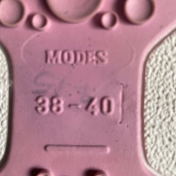 Modes White w/Pink Faux Fur Snow or After Ski Boots Made in Romania Foam Padded - Picture 8 of 10